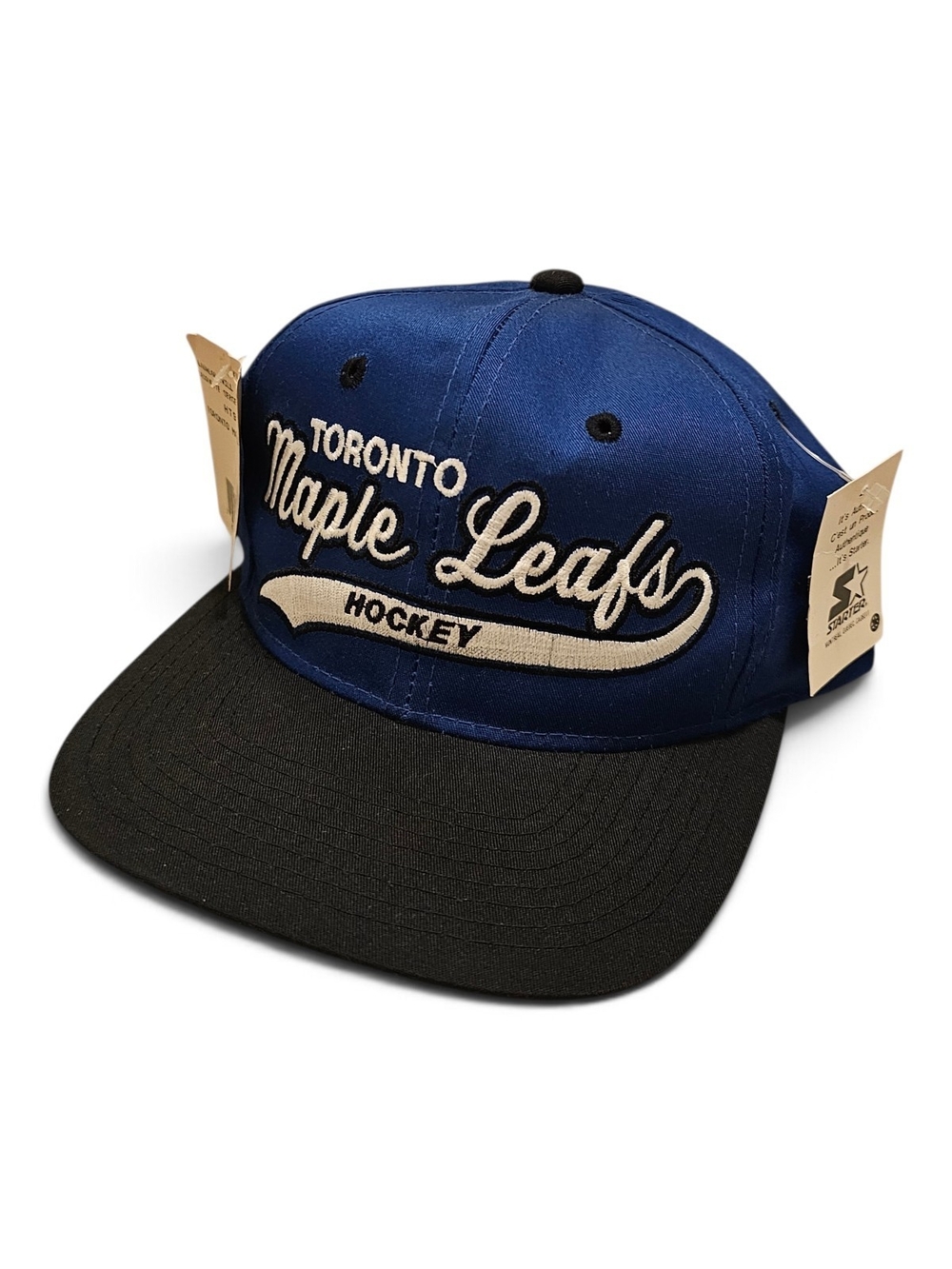 Vintage Starter Tail Sweep Toronto Maple Leafs Hocket Snapback Hat